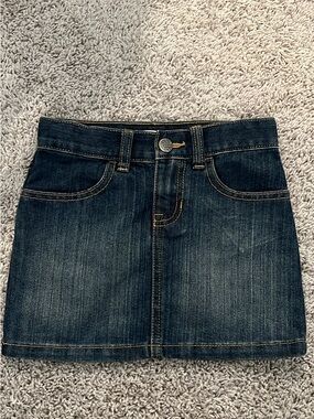The Children's Place Dark Blue Denim Mini Skirt